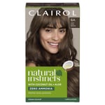 Clairol Natural Instincts Semi-Permanent No Ammonia Hair Dye 6A Light Ash Brown