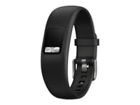 Garmin - Handledsrem För Aktivitetsspårande Armband - Small/Medium - Svart - För Garmin Vívofit 4