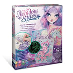 Kit Créatif Aquarelle Magique Nebulia Nebulous Stars - Coffret Activité Manuelle pour Enfant - Atelier Loisirs Dessin Aquarelle pour Fille à partir de 7 ans - 5 Tableaux à Peindre Magic Watercolor