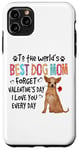 Coque pour iPhone 11 Pro Max Chihuahua Best Dog Mom Valentines Day Funny Puppy Dogs