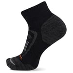 Merrell Women's 1 Pack Zoned Quarter Light Hiker Hiking Socks, Onyx, S-M