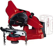 Einhell Power X-Change 18V Cordless Chainsaw Sharpener - Depth Stop, Chain Tensioner, Precision Angle Adjustment, Mounting Plate - GE-CS 18 Li Solo (Battery Not Included)