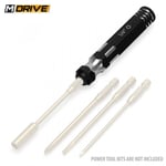 M-DRIVE MD00050 Puissance Outil Pro Bits-Halter, Poignée 1/4 " Magnétique