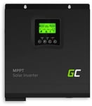 Onduleur solaire Convertisseur Off Grid avec chargeur solaire MPPT Green Cell 24VDC 230VAC 3000VA/3000W Onde sinusoïdale pure