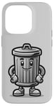 iPhone 14 Pro Garbage Trash Can Cartoon Character Design Case