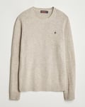 Morris Hertford Merino Crew Neck Khaki