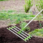 Tolletour - Raclette à gazon Grattoir de jardin Niveleur de gazo Outils de jardinag Autre outil de jardinage manuel