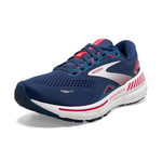 Brooks Femme Adrenaline GTS 23 Sneaker, Blue/Raspberry/White, 38 EU