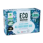 Eco Warrior All Over Body Soap Bar - Vegan, Cruelty Free, No SLS or Parabens, Deeply Nourishing Shea Butter, Body and Hand Soap Bar, Little Soap Company, 100 g