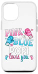 iPhone 13 Pro Pink Or Blue Popi Loves You Boxing Gender Reveal Party Case