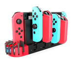 Station De Charge Pour Nintendo Switch, 4 Ports, Support Pour Manettes De Jeu, 9 Emplacements