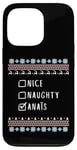 Coque pour iPhone 13 Pro Gentile Coquine Noël Anaïs Pull Moche