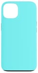 Coque pour iPhone 13 Couleur bleu électrique simple