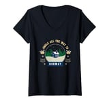 Womens Jingle All The Way To Norway - Norwegian Christmas Travel V-Neck T-Shirt