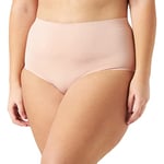 Sans Complexe Culotte Femme Classique sous-vêtements Culotte Taille Basse au Toucher Doux de Taille L à Grande Taille XXL Couleur Nude