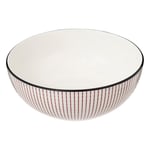 Saladier Porcelaine Rouge Diamètre 22.5cm