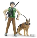 BRUDER - Personnage forestier avec accessoires et son chien - 1/16 - BRU62660
