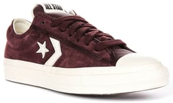 Converse A11532C Star Player 76 Suede Mens  Trainers Maroon UK 3 - 12