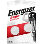 2 x ENERGIZER 2450 Lithium Coin Batteries CR2450 DL2450