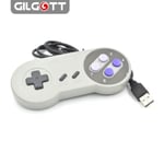 1 kpl langallinen Super USB -ohjain Peliohjain Ohjaussauvat Classic Joypad Nintendo SNES -peleille Windows PC MAC -tietokone