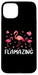 Coque pour iPhone 15 Plus Flamant rose pour amoureux des flamants roses