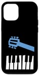 Coque pour iPhone 12/12 Pro Guitare et piano