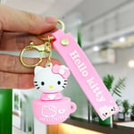 'Hello kitty avaimenperä sarjakuva anime söpö nukke riipus avaimenperä kawaii reppu laukku tarvikkeet koristeet syntymäpäivä joululahja'