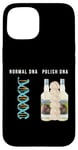 Coque pour iPhone 15 ADN normal ADN polonais, Fan de Pologne, Funny Poles Meme