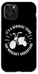 Coque pour iPhone 11 Pro Minibike Vintage Moto Lover Funny Mini Bike Racing