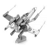 LAGERRENSNING 3D pussel i metall - X-wing silver