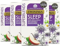 Twinings Superblends Sleep Tea - Spiced Apple & Vanilla Herbal Tea Infusion with