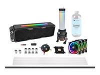 Thermaltake Pacific M360 Plus D5 Hard Tube Water Cooling Kit - Vätskekylningssystemsats - (För: Lga775, Lga1156, Am2, Am2+, Lga1366, Am3, Lga1155, Am3+, Lga2011, Fm1, Fm2, Lga1150, Lga1151, Am4, Lga2066)