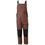 Planam 2136029 Size 29 "Canvas 320" Dungarees - Brown/Black