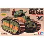 Tamiya 30058 French Battle Tank B1 bis w/Single Motor Tank Scale 1/35 PlasticNEW