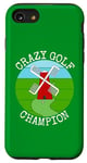 iPhone SE (2020) / 7 / 8 Crazy Golf Champion, Summer Vacation Golfer Funny Case