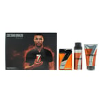 Cristiano Ronaldo CR7 Fearless Gift Set EDT 100ml + Shower Gel 150ml + Body Spray 150ml