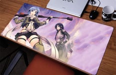 Sword Art Online Mouse Pad Rectangle Non-Slip Rubber Electronic Sports Oversized Large Mousepad Gaming Dedicated,for Laptop Computer & PC 11.8X31.5 Inch-600x300mm