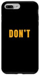 iPhone 7 Plus/8 Plus University Varsity-Gold Just Don't Varsity-Gold Case