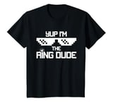 Youth Yup I'm The Ring Dude Wedding funny sunglasses T-Shirt