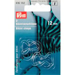 Prym Bikinihekter/BikinilÃ¥s Plast Transparent 12mm - 2 sett