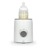 Alecto BW600 Chauffe-biberon stérilisateur pour biberons - Chauffe-aliments pour bébé et chauffe-biberon sans BPA - Chauffe-aliments pour bébé Blanc