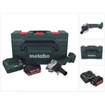 Metabo W 18 L BL 9-125 Meuleuse d'angle sans fil 18 V 125 mm Brushless + 1x batterie 10,0 Ah + chargeur + metaBOX