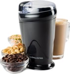 Andrew James Electric Coffee Grinder, Bean, Nut & Spice Black 