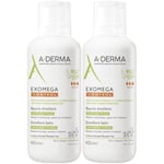 A-DERMA EXOMEGA CONTROL Baume émollient anti-grattage 2x400 ml