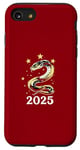 iPhone SE (2020) / 7 / 8 Chinese New Year 2025 Zodiac Snake Art Case