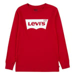 Levi's Boys Lvb L/S Batwing Tee Longsleeve T-Shirt, Red, 14 Years UK