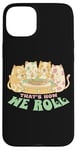 Coque pour iPhone 15 Plus Chats amateurs de sushis kawaii drôle That's How We Roll Pastel