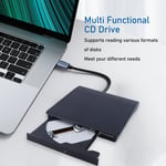 External DVD Drive USB 3.0 High Speed DVD Reader For Desktop PC Laptop Blac GFL