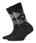 Burlington Ladies Socks Marylebone - Bas Court, Motif Diamant, Taille Unique, 36-41 Violet