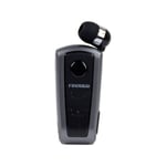 écouteur sans fil Bluetooth mains libres Business Clip avec rappel d'appels Vibration, gris